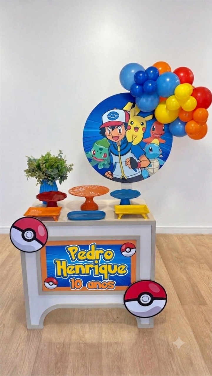 Kit Pocket Table-Pockemon - ARTLOG KIT FESTAS