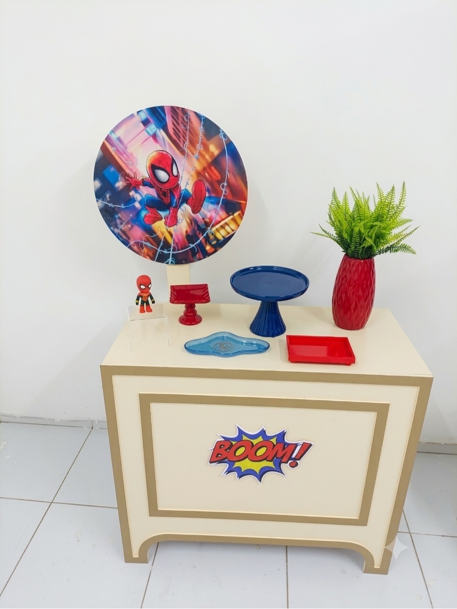 Festa Na Mesa- Homem Aranha - ARTLOG KIT FESTAS