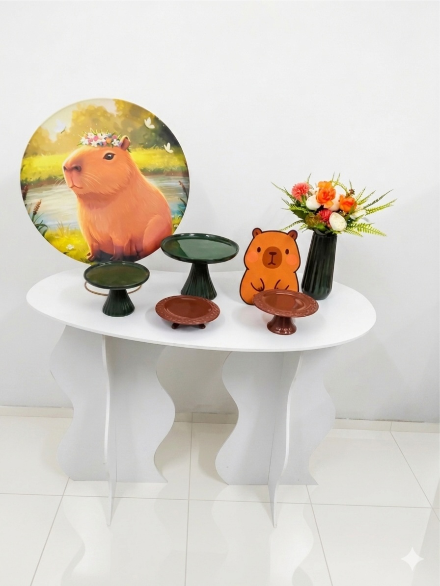 Festa Na Mesa Capivara - ARTLOG KIT FESTAS