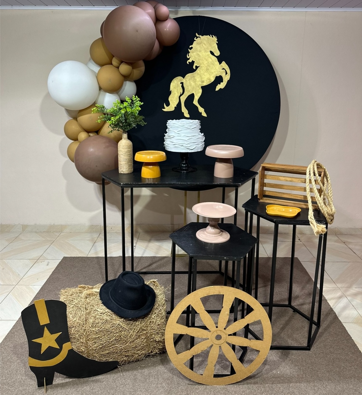Kit Adulto Country 5 - DECOR FESTAS PEGUE MONTE & BALÕES