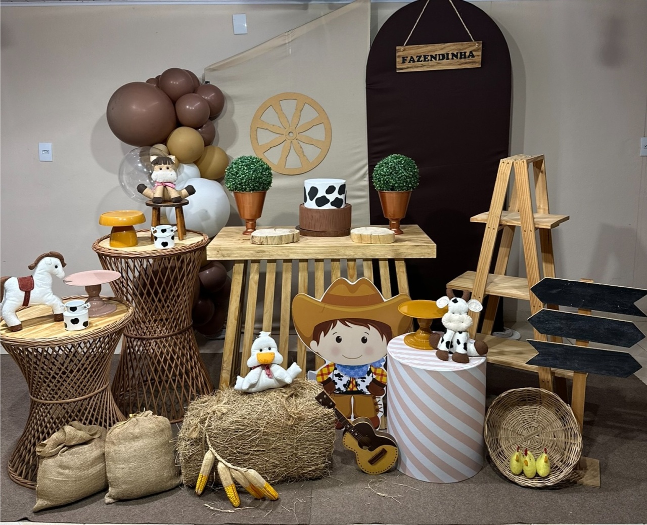 Kit Fazendinha Menino 4 - DECOR FESTAS PEGUE MONTE & BALÕES