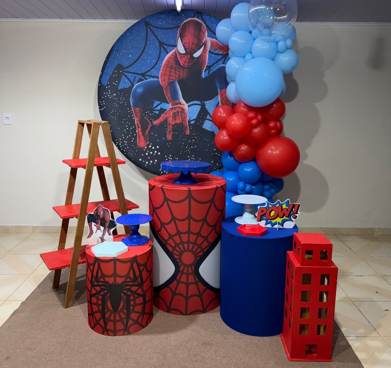 Kit Homem Aranha 8 - DECOR FESTAS PEGUE MONTE & BALÕES
