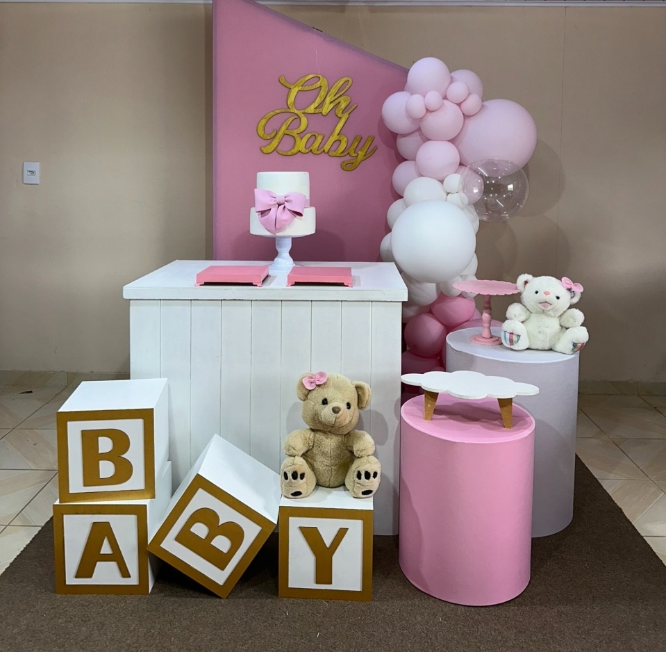Kit Oh Baby Menina 7 - DECOR FESTAS PEGUE MONTE & BALÕES