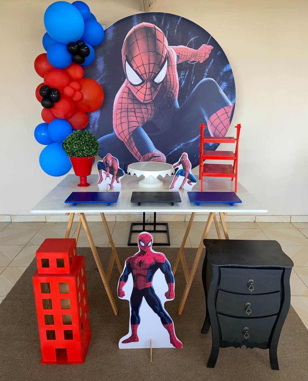 Kit Homem Aranha 4 - DECOR FESTAS PEGUE MONTE & BALÕES
