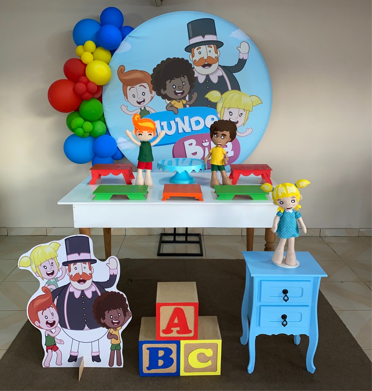 Kit Mundo Bita Menino 2 - DECOR FESTAS PEGUE MONTE & BALÕES