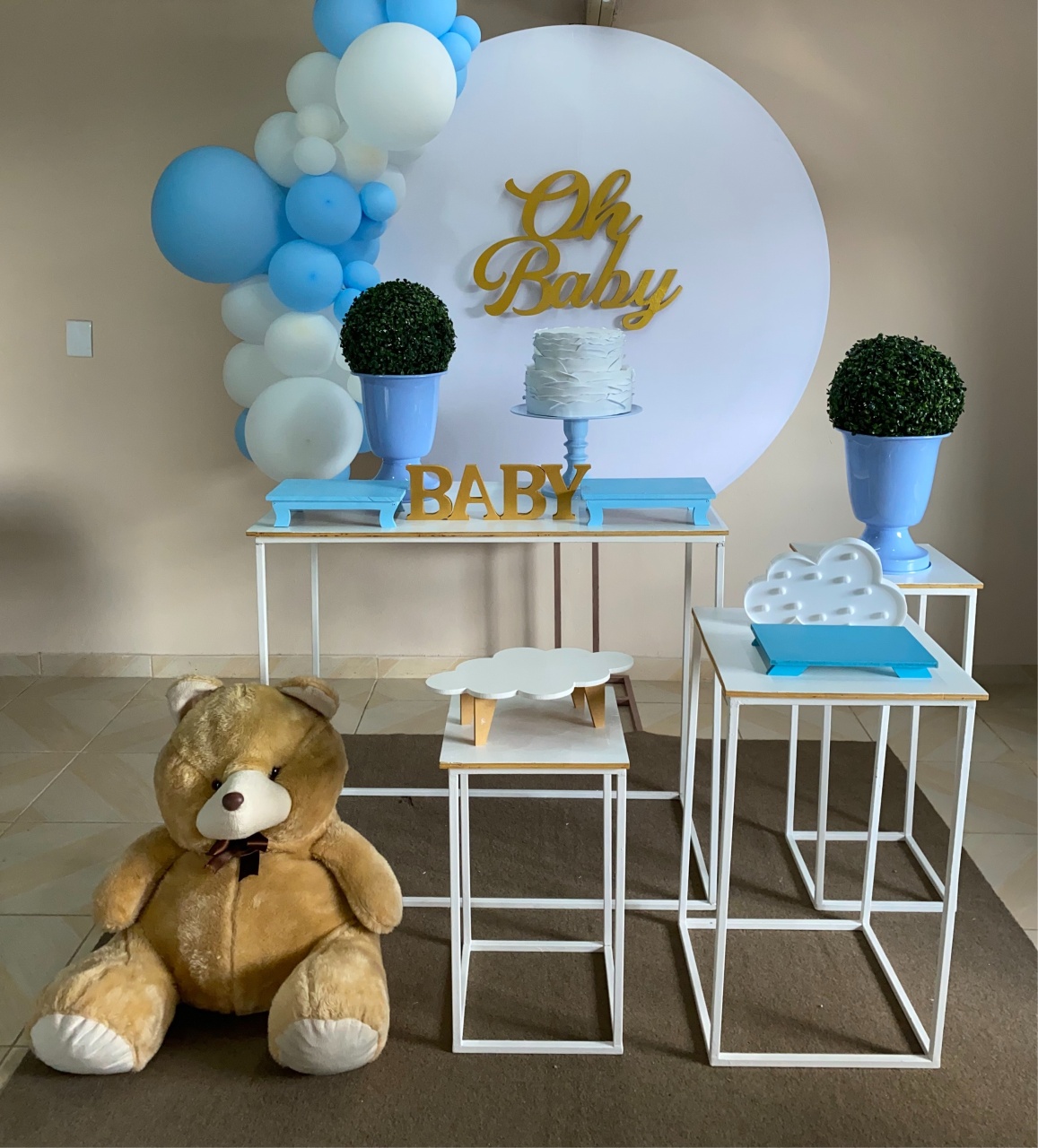 Kit Oh Baby Menino 2 - DECOR FESTAS PEGUE MONTE & BALÕES
