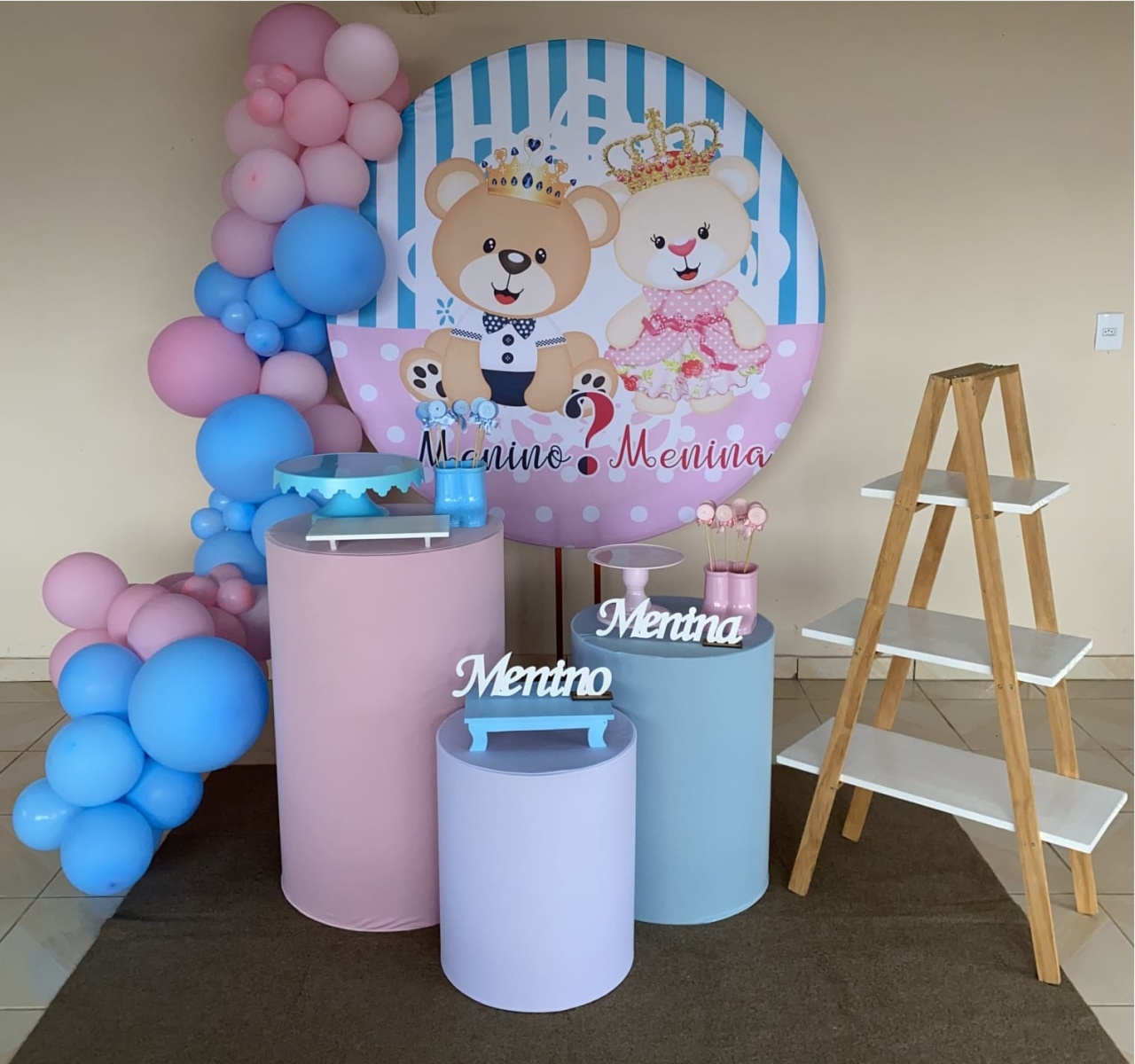 Kit Chá Revelação 6 - DECOR FESTAS PEGUE MONTE & BALÕES