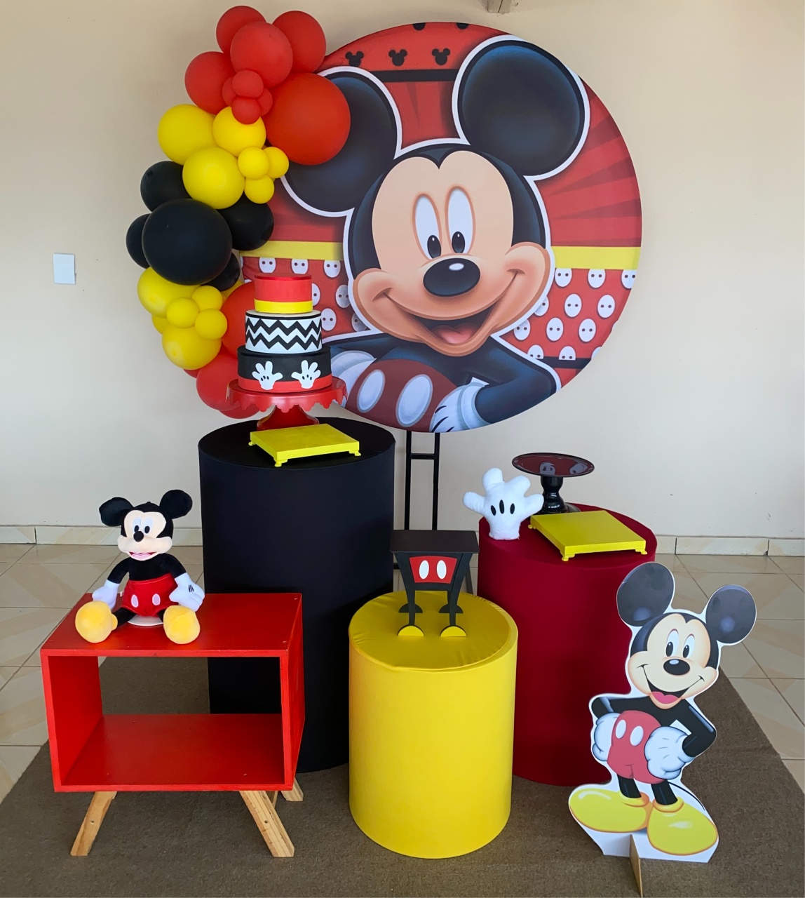 Kit Mickey 4 - DECOR FESTAS PEGUE MONTE & BALÕES