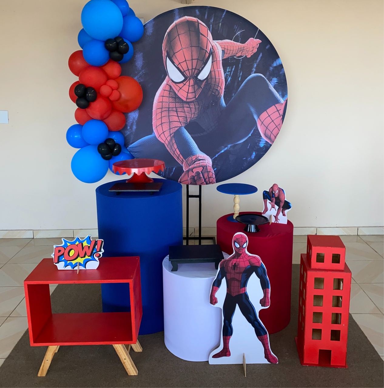 Kit Homem Aranha 1 - DECOR FESTAS PEGUE MONTE & BALÕES