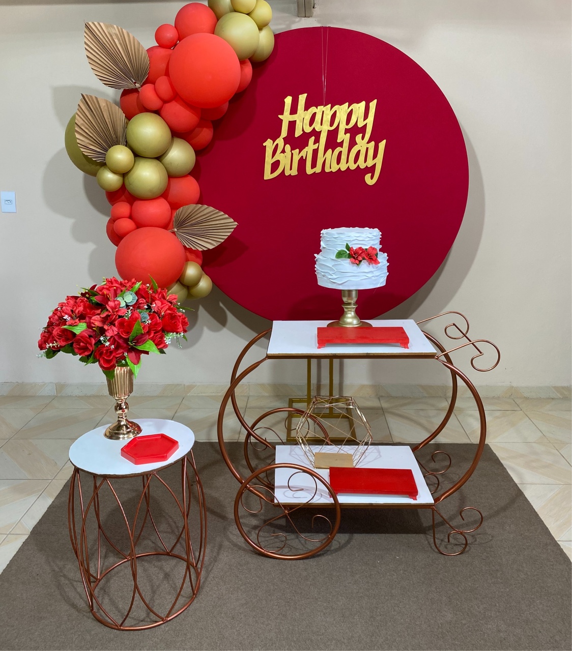 Kit Vermelho 3 - DECOR FESTAS PEGUE MONTE & BALÕES