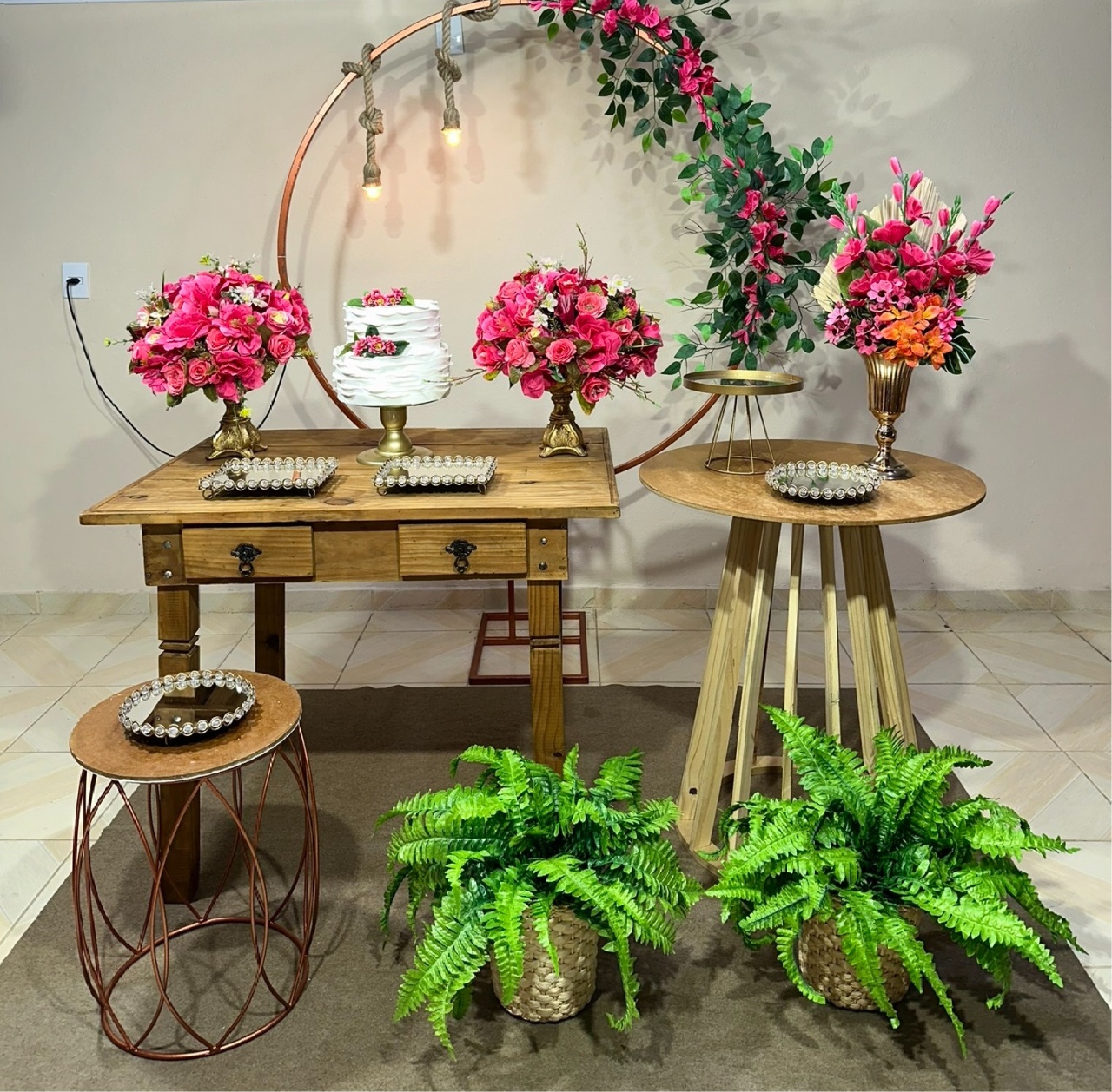 Kit Pink 4 - DECOR FESTAS PEGUE MONTE & BALÕES