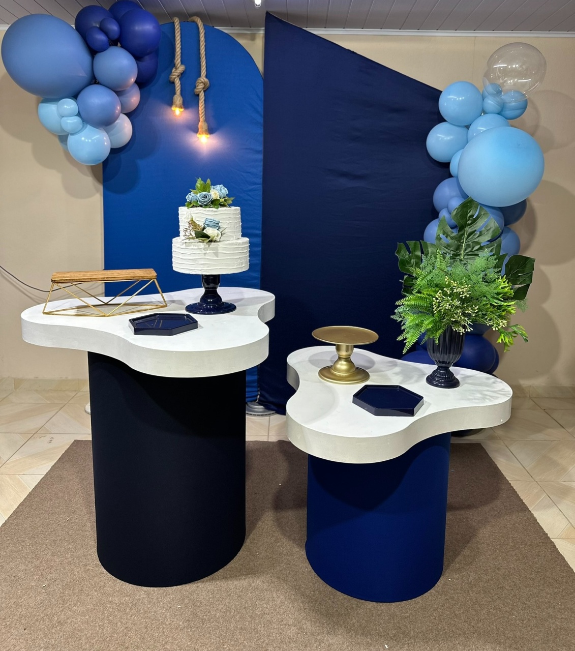 Kit Azul 6 - DECOR FESTAS PEGUE MONTE & BALÕES