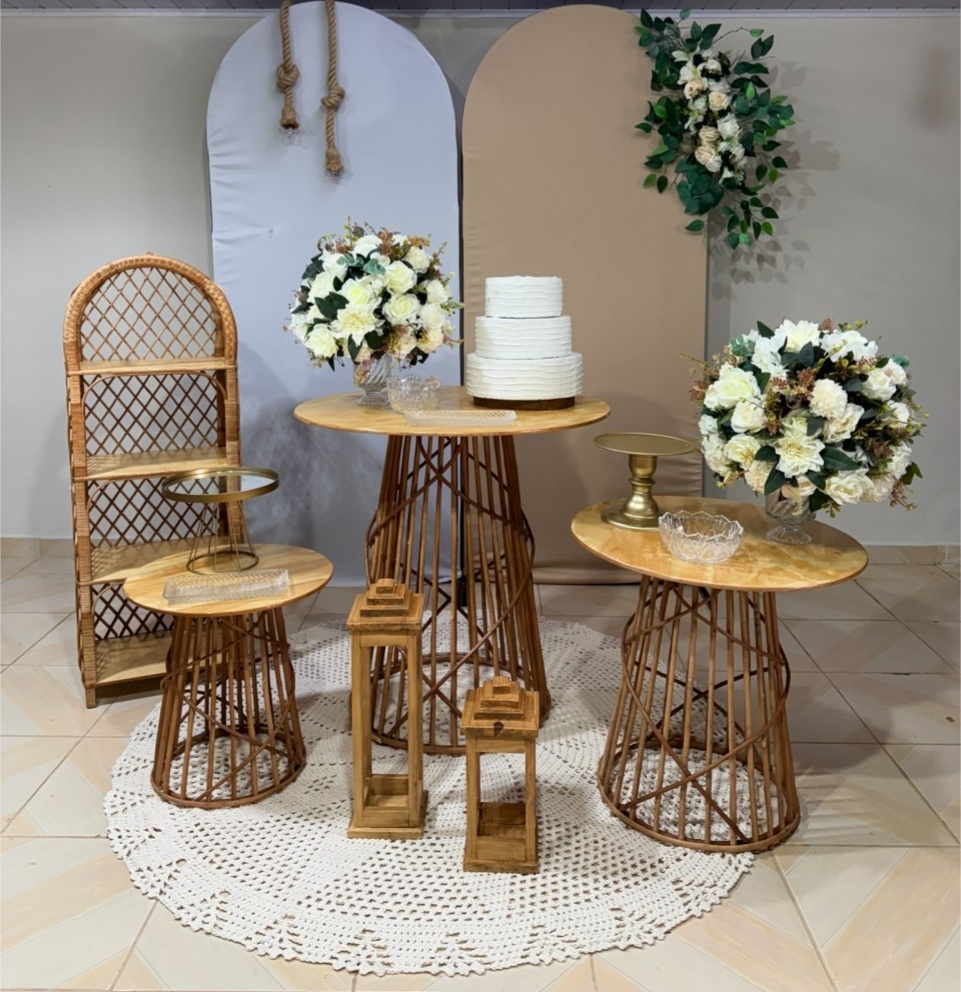 Kit Branco & Bege 1 - DECOR FESTAS PEGUE MONTE & BALÕES