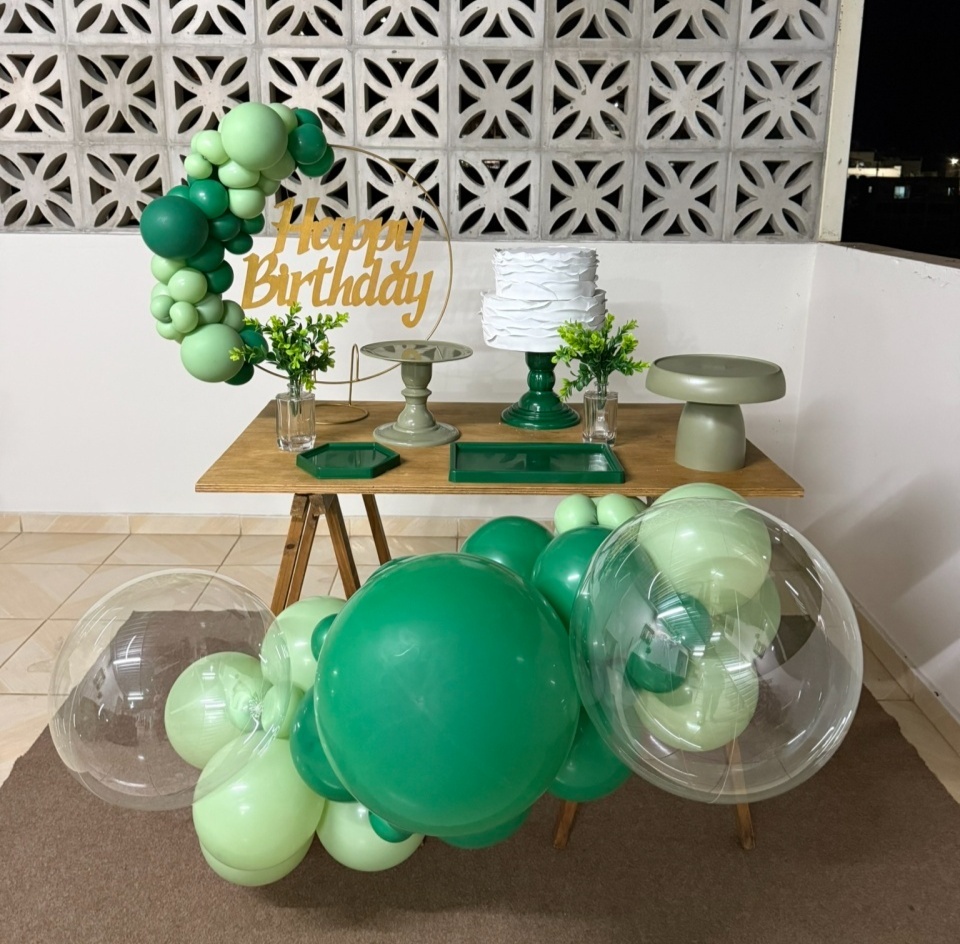 Kit Verde - DECOR FESTAS PEGUE MONTE & BALÕES