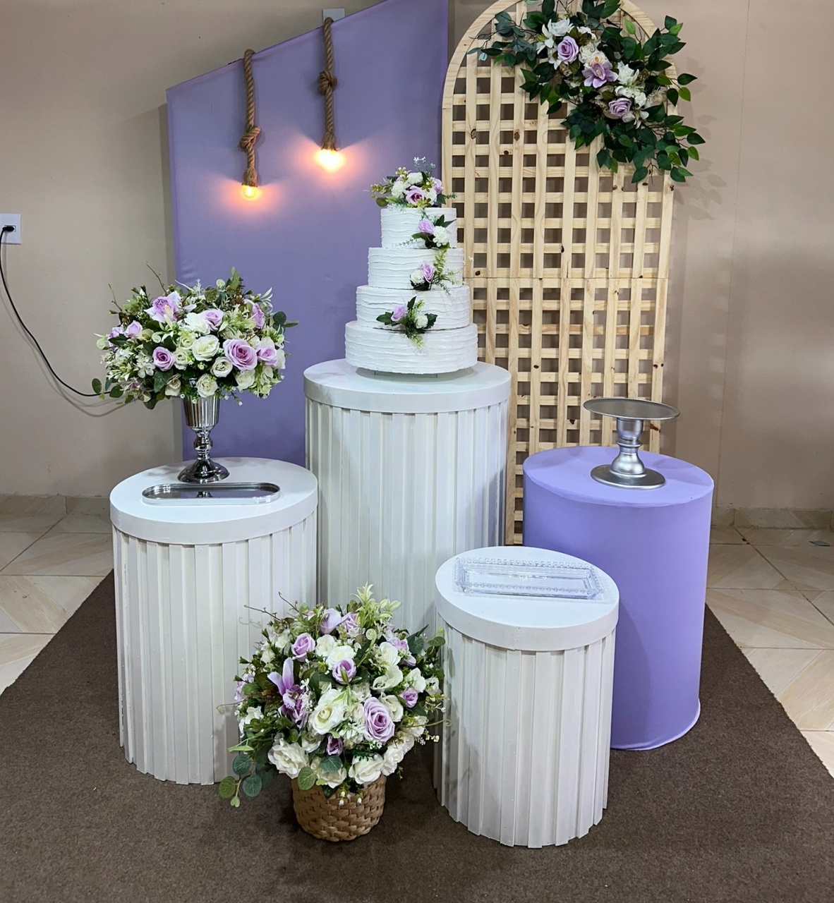 Kit Lilas 4 - DECOR FESTAS PEGUE MONTE & BALÕES