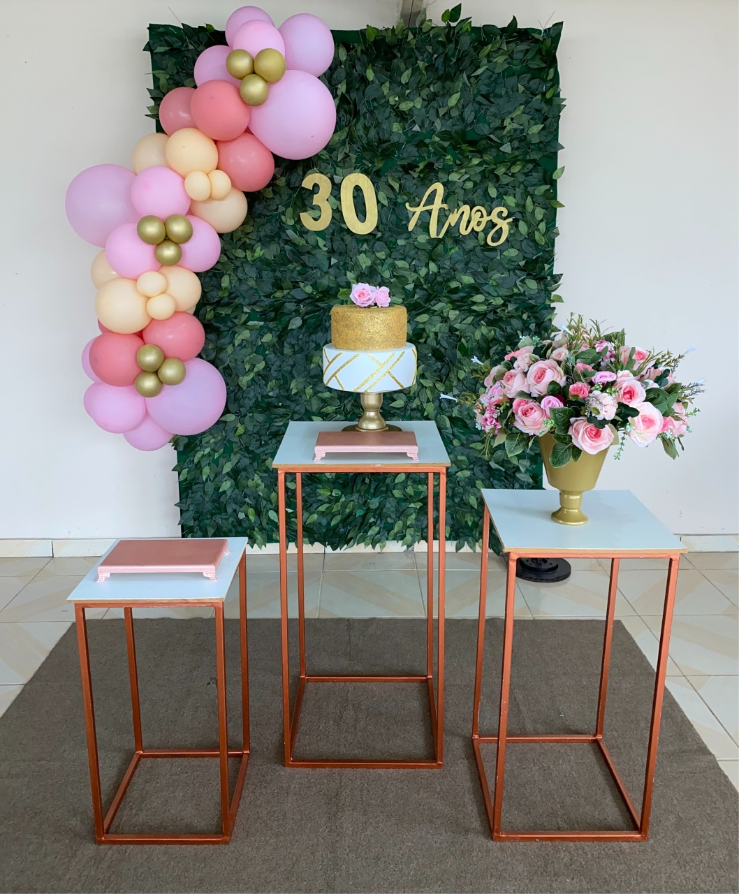 Kit Adulto Rosa 6 - DECOR FESTAS PEGUE MONTE & BALÕES