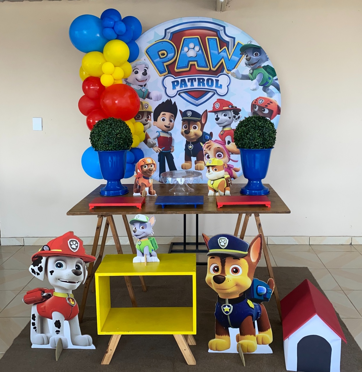 Kit Patrulha Canina Menino 2 - DECOR FESTAS PEGUE MONTE & BALÕES