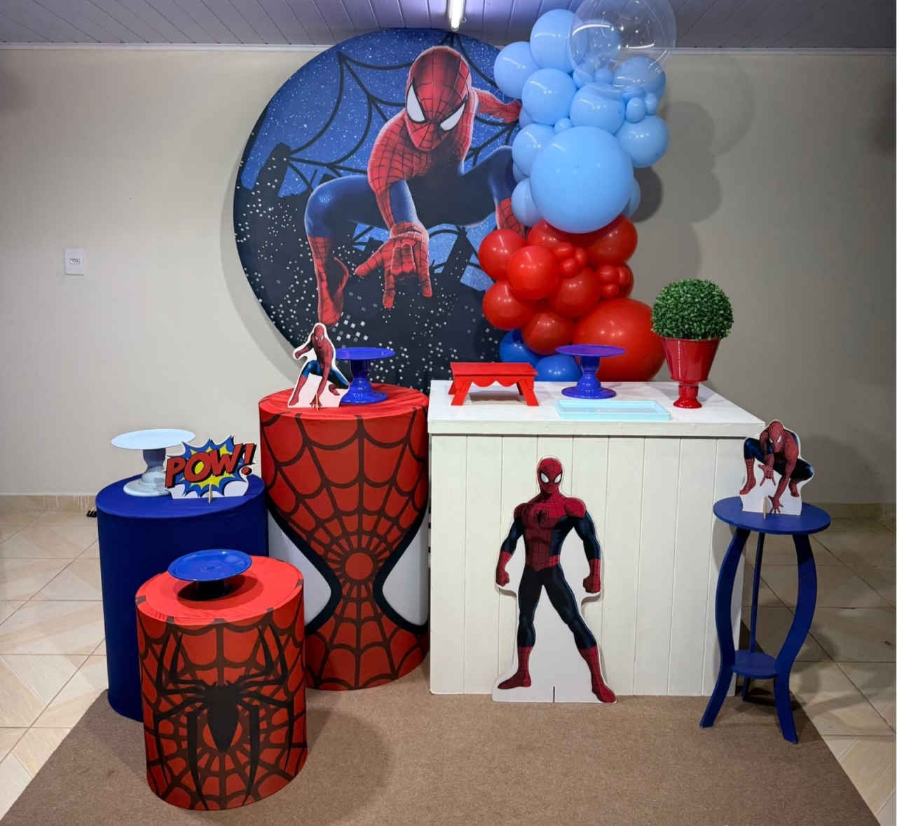 Kit Homem Aranha 5 - DECOR FESTAS PEGUE MONTE & BALÕES