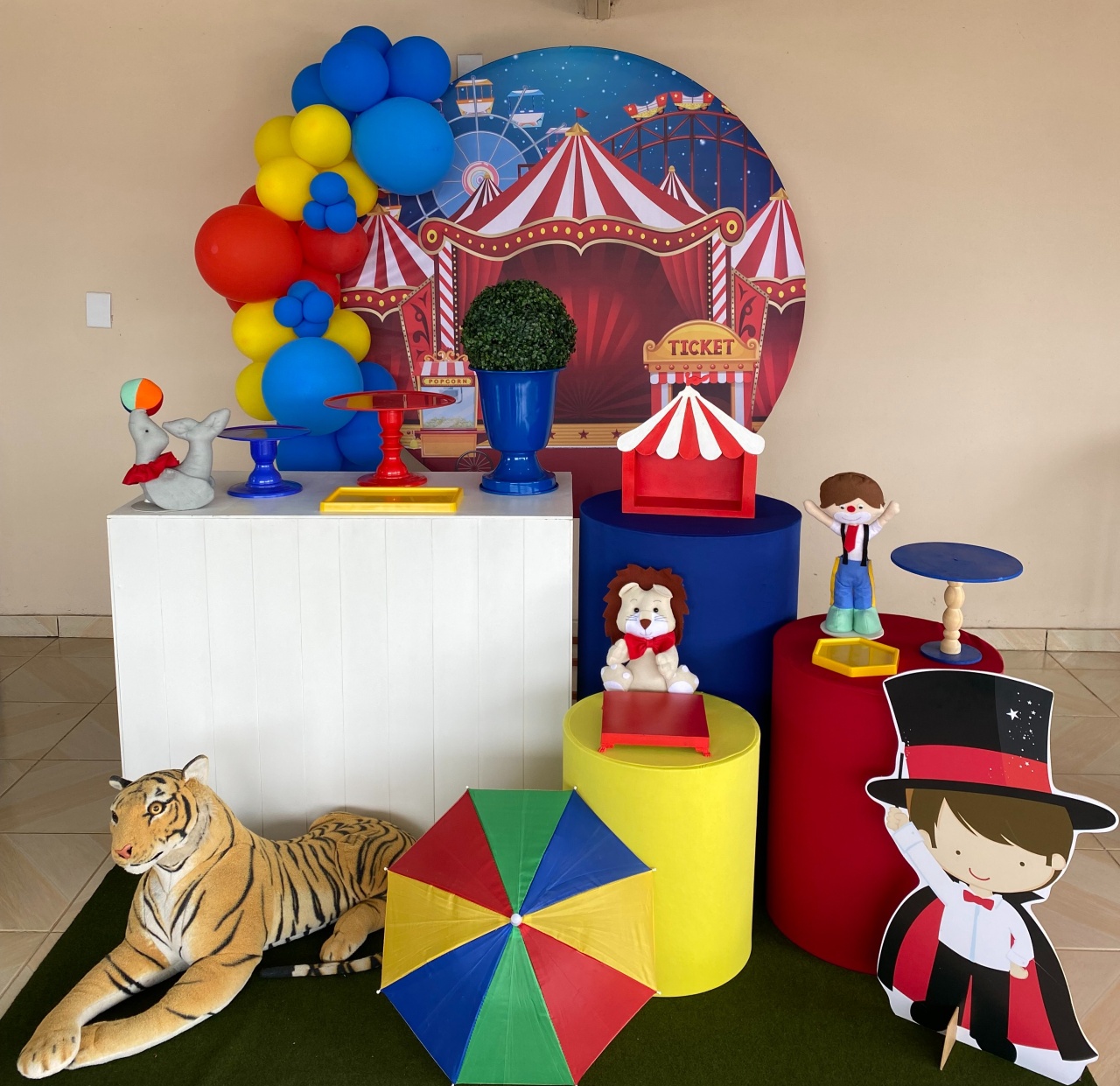 Kit Circo Menino 1 - DECOR FESTAS PEGUE MONTE & BALÕES