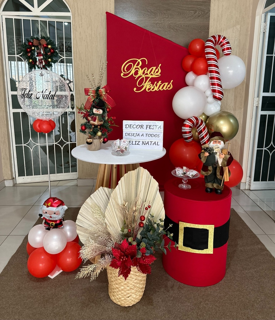 Kit Natal 5 - DECOR FESTAS PEGUE MONTE & BALÕES