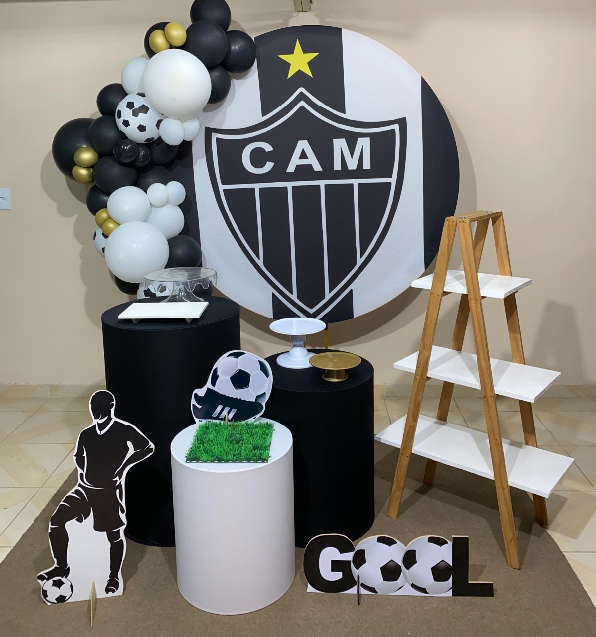 Kit Futebol Atletico 3 - DECOR FESTAS PEGUE MONTE & BALÕES