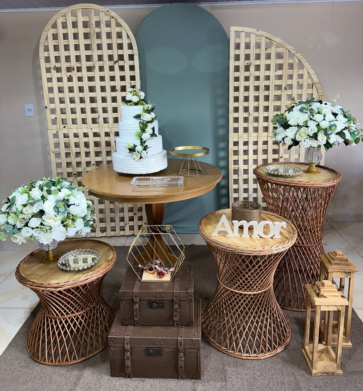 Kit Casamento Verde 29 - DECOR FESTAS PEGUE MONTE & BALÕES