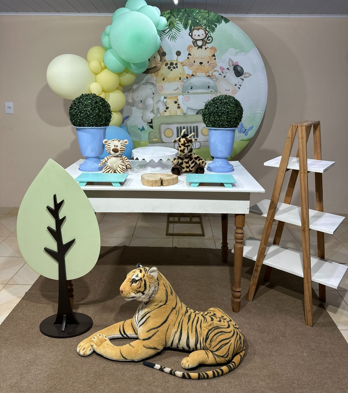 Kit Safari Baby 4 - DECOR FESTAS PEGUE MONTE & BALÕES