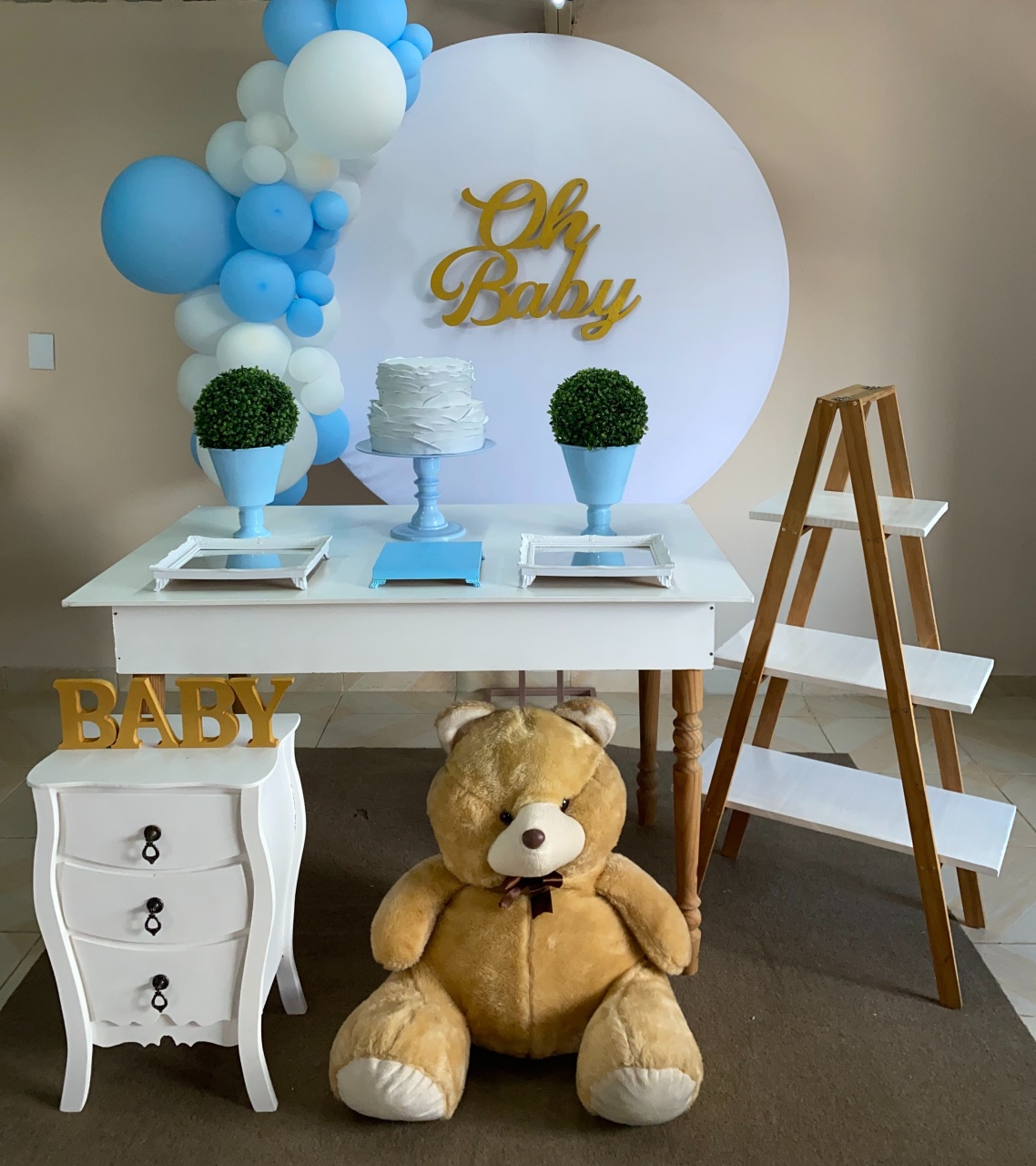 Kit Oh Baby Menino 3 - DECOR FESTAS PEGUE MONTE & BALÕES