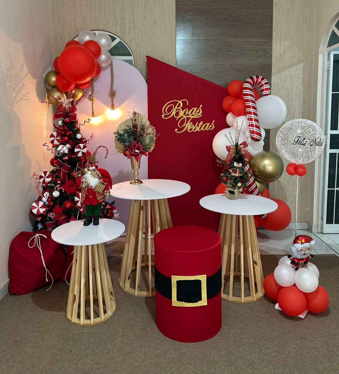 Kit Natal 4 - DECOR FESTAS PEGUE MONTE & BALÕES