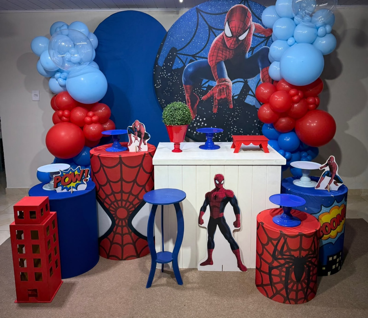 Kit Homem Aranha 9 - DECOR FESTAS PEGUE MONTE & BALÕES