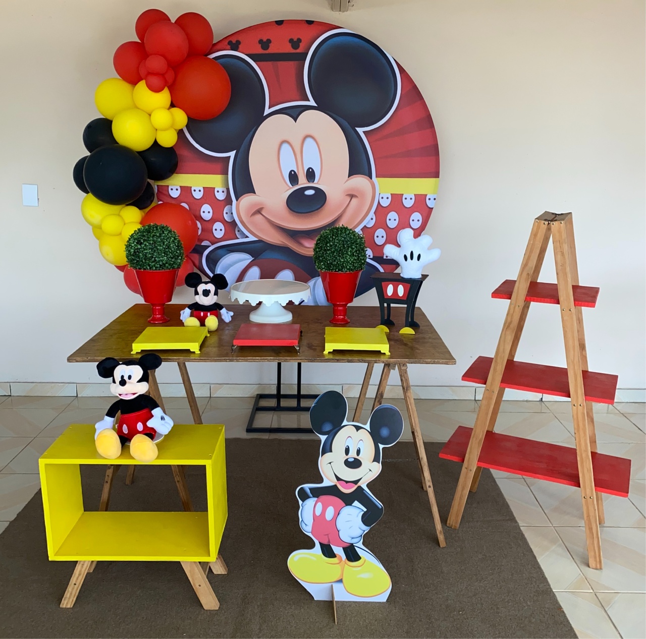 Kit Mickey 1 - DECOR FESTAS PEGUE MONTE & BALÕES