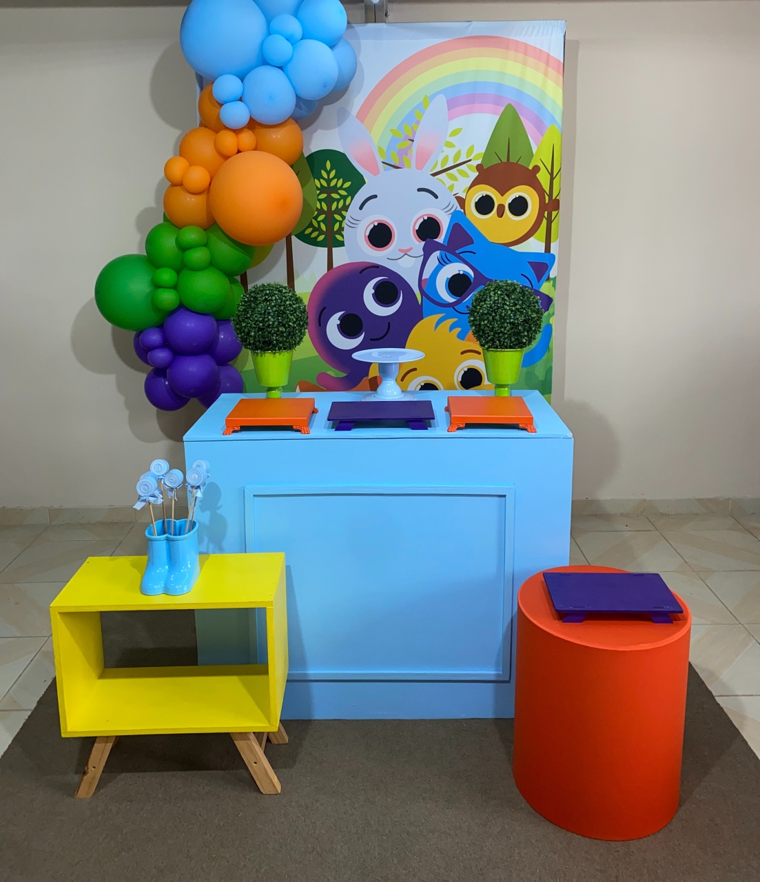 Kit Bolofofo Menino 1 - DECOR FESTAS PEGUE MONTE & BALÕES