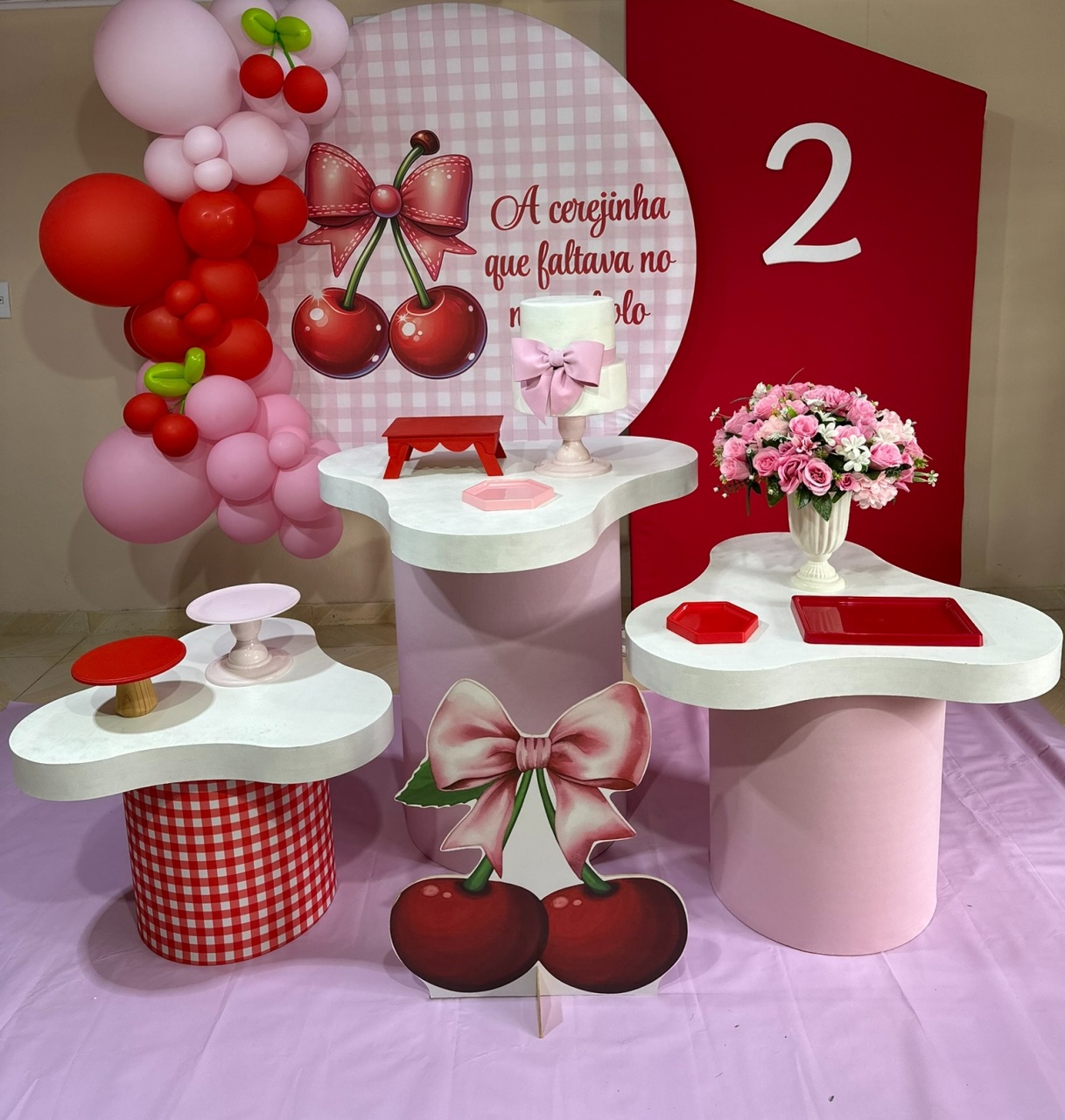 Kit Cerejinha 3 - DECOR FESTAS PEGUE MONTE & BALÕES