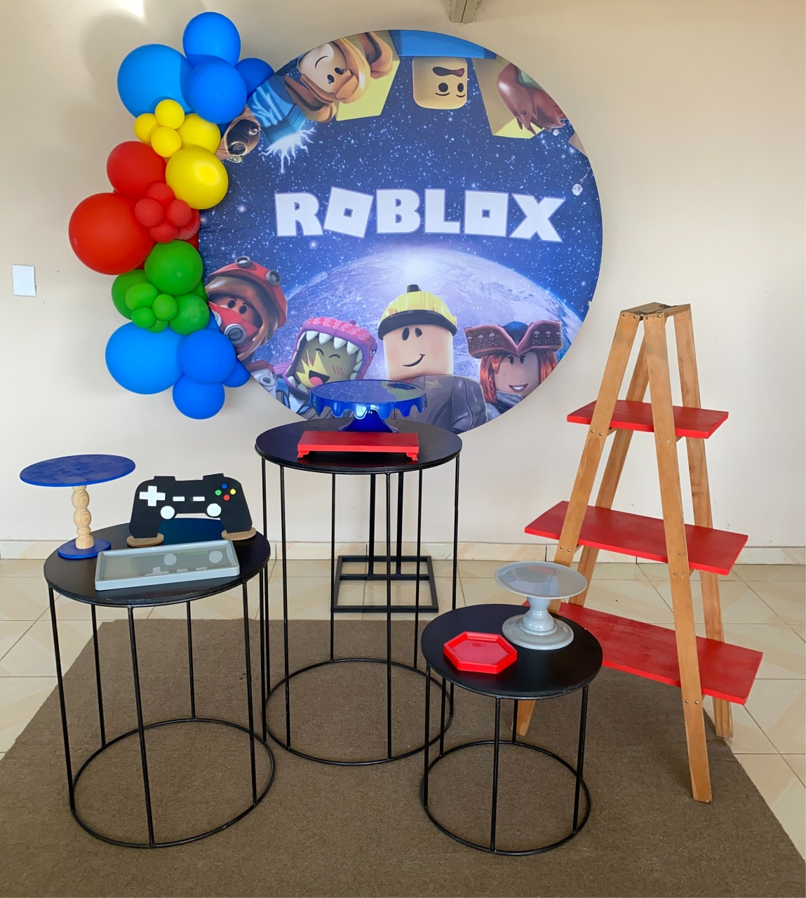 Kit Roblox 2 - DECOR FESTAS PEGUE MONTE & BALÕES