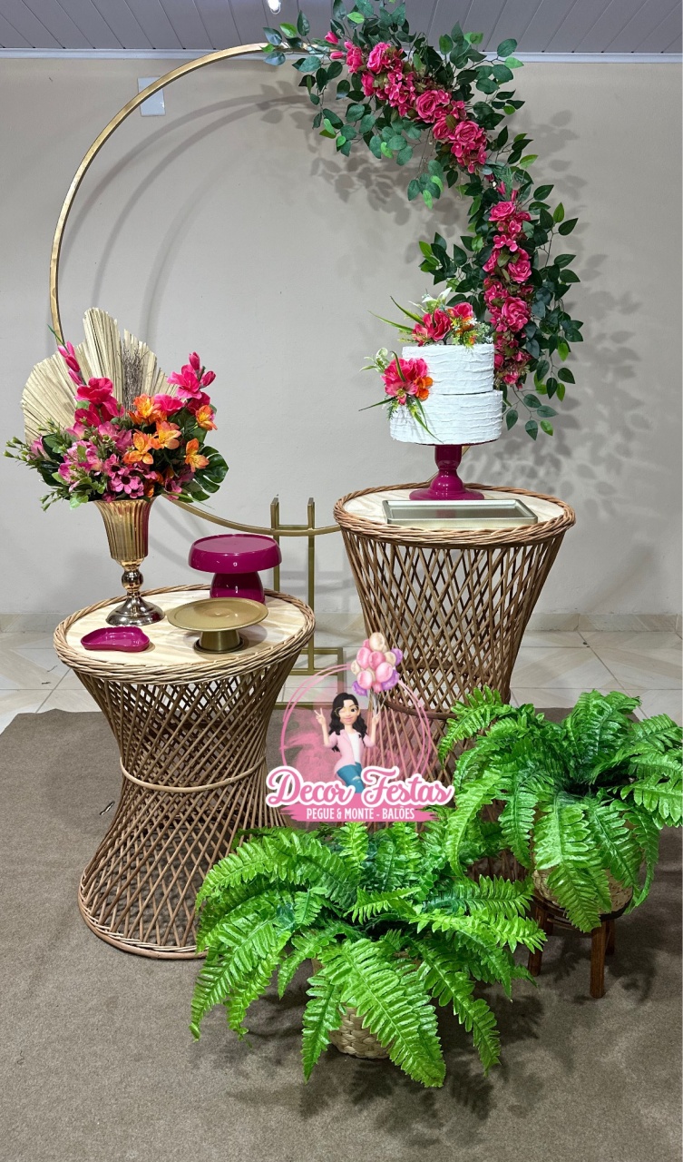 Kit Pink 8 - DECOR FESTAS PEGUE MONTE & BALÕES