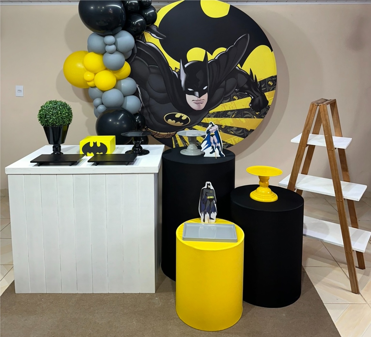 Kit Batman 3 - DECOR FESTAS PEGUE MONTE & BALÕES
