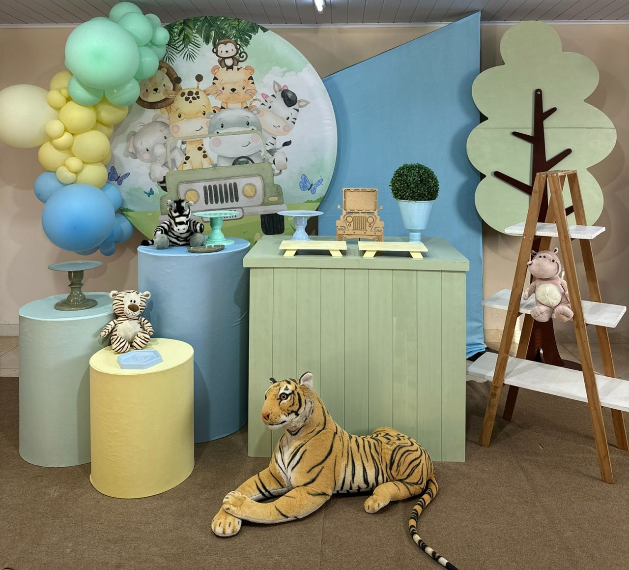 Kit Safari Baby 1 - DECOR FESTAS PEGUE MONTE & BALÕES