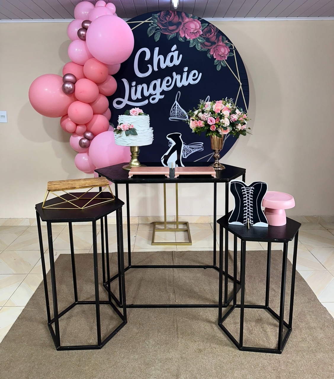 Kit Cha de Lingerie 2 - DECOR FESTAS PEGUE MONTE & BALÕES