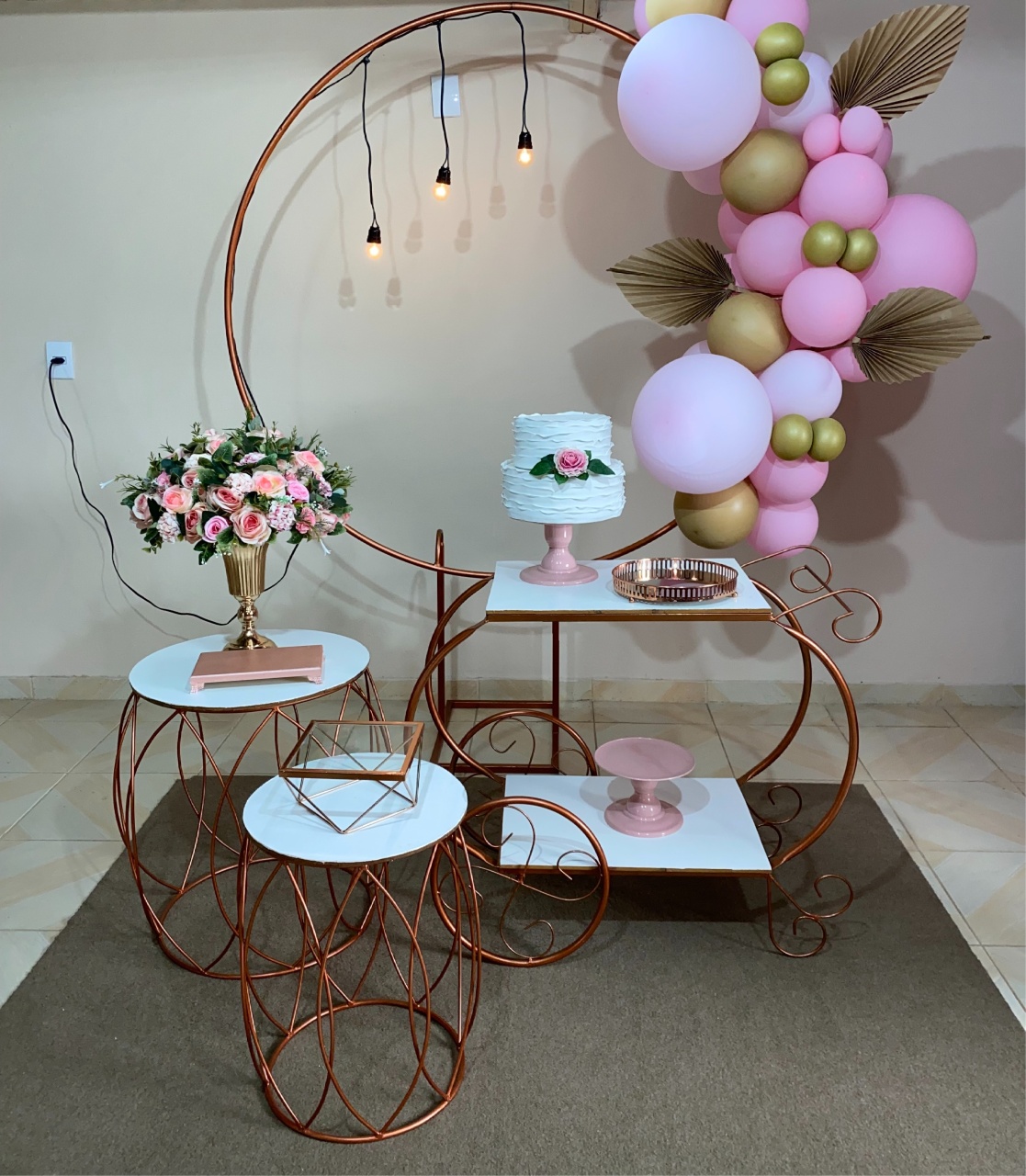 Kit Adulto Rosa 11 - DECOR FESTAS PEGUE MONTE & BALÕES
