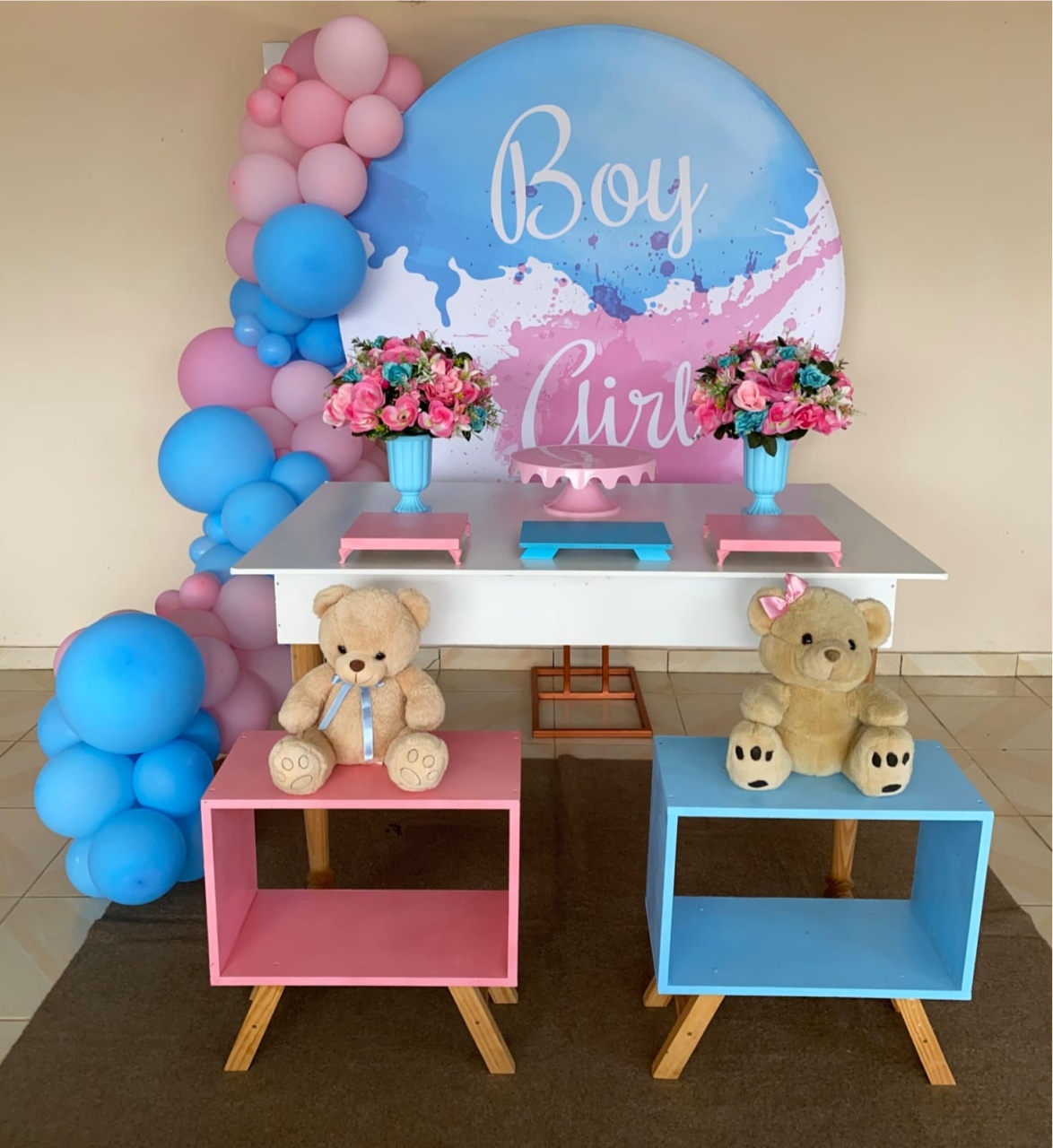 Kit Chá Revelação 5 - DECOR FESTAS PEGUE MONTE & BALÕES