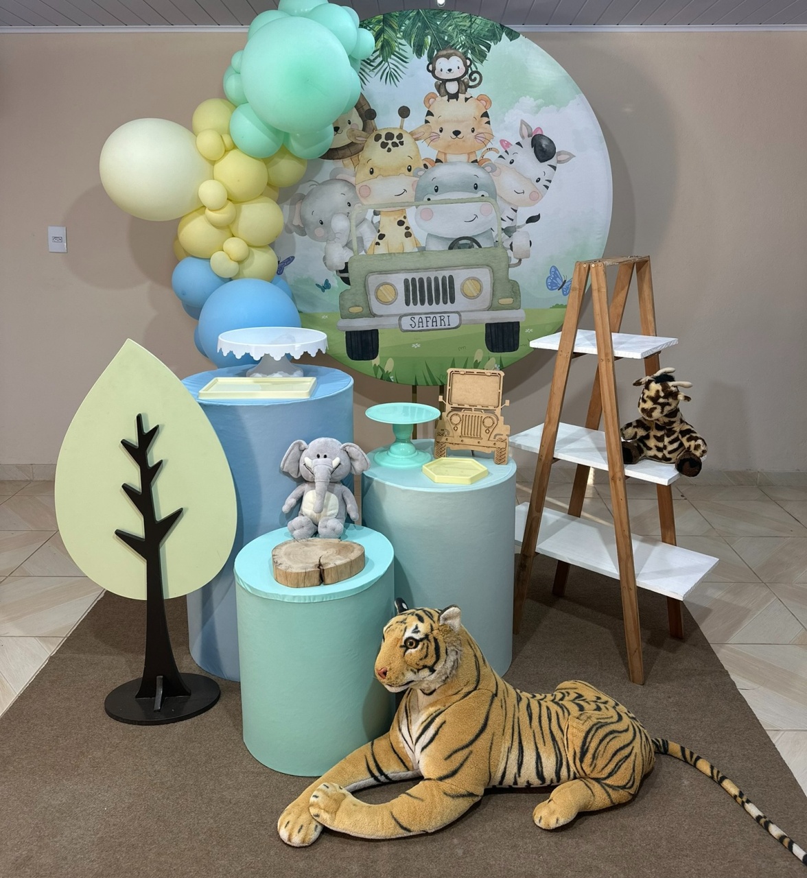 Kit Safari Baby 2 - DECOR FESTAS PEGUE MONTE & BALÕES