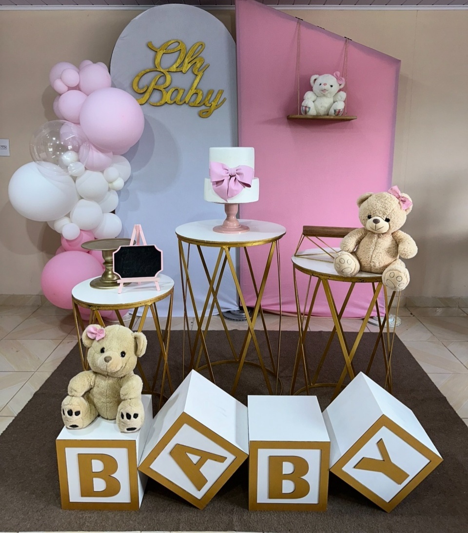 Kit Oh Baby Menina 6 - DECOR FESTAS PEGUE MONTE & BALÕES