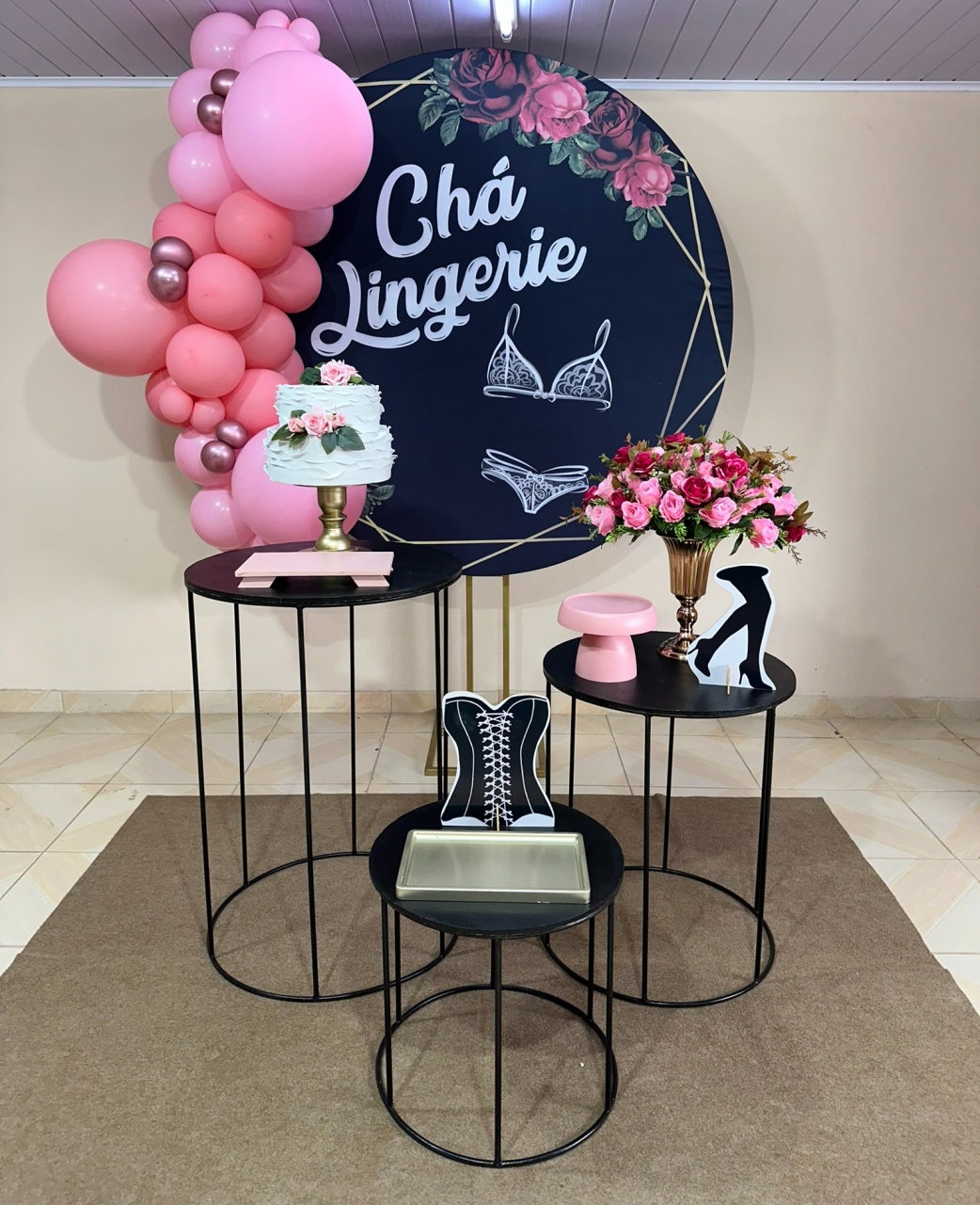 Kit Cha de Lingerie 9 - DECOR FESTAS PEGUE MONTE & BALÕES