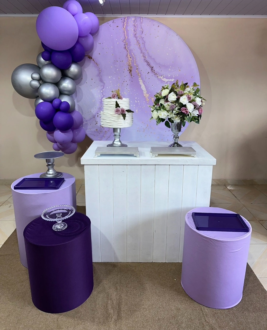 Kit Lilas 2 - DECOR FESTAS PEGUE MONTE & BALÕES