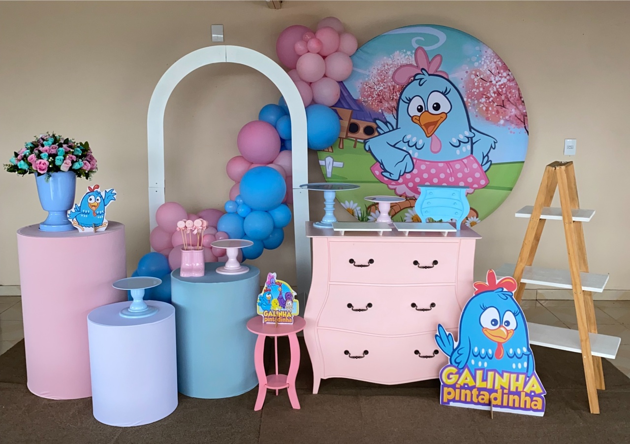 Kit Galinha Pintadinha Menina 2 - DECOR FESTAS PEGUE MONTE & BALÕES