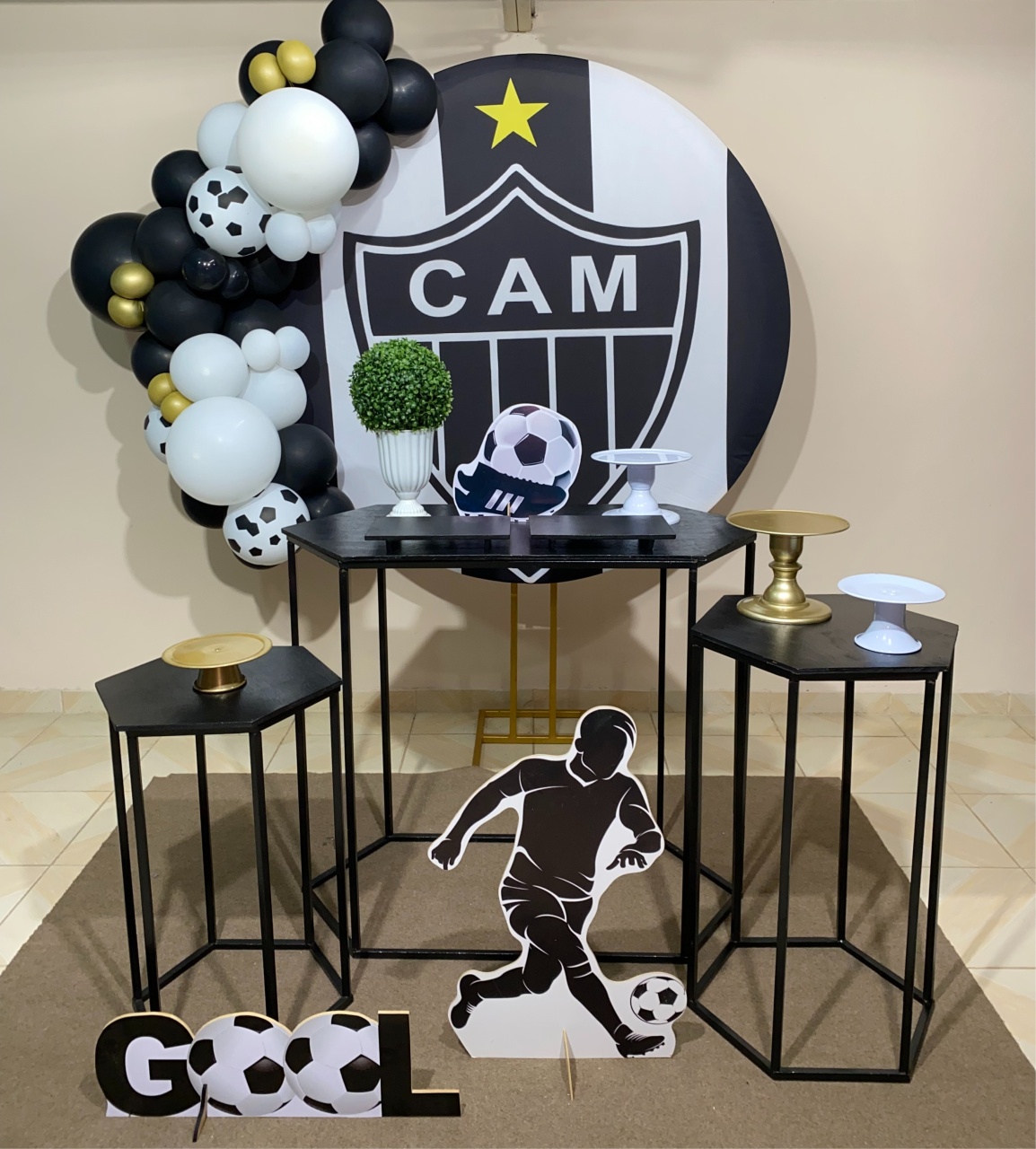 Kit Futebol Atletico 2 - DECOR FESTAS PEGUE MONTE & BALÕES
