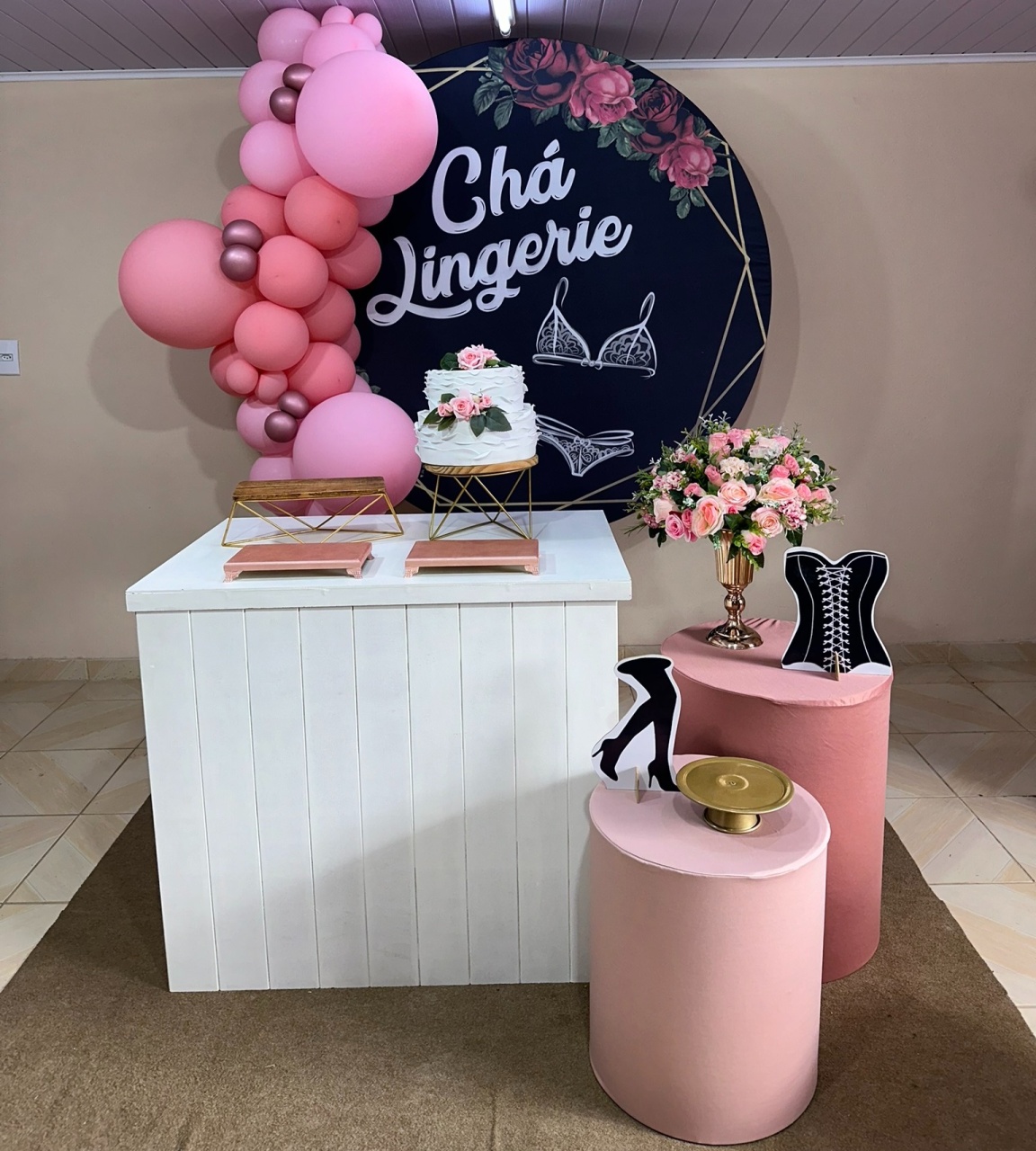 Kit Cha de Lingerie 10 - DECOR FESTAS PEGUE MONTE & BALÕES