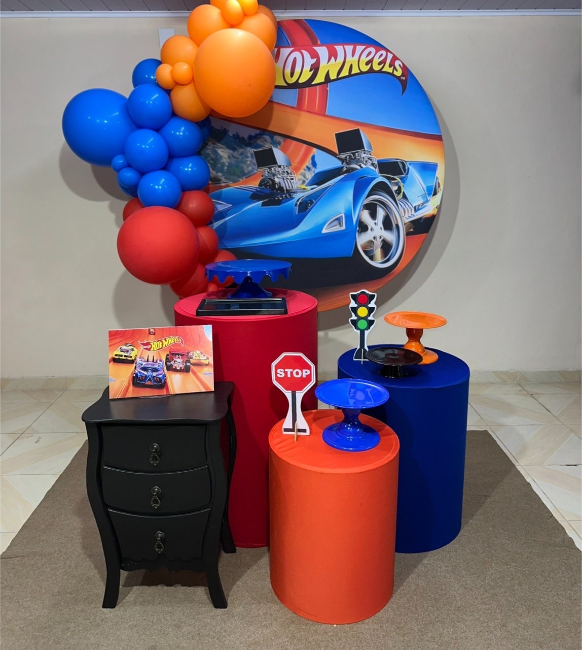Kit Hot Wheels 5 - DECOR FESTAS PEGUE MONTE & BALÕES
