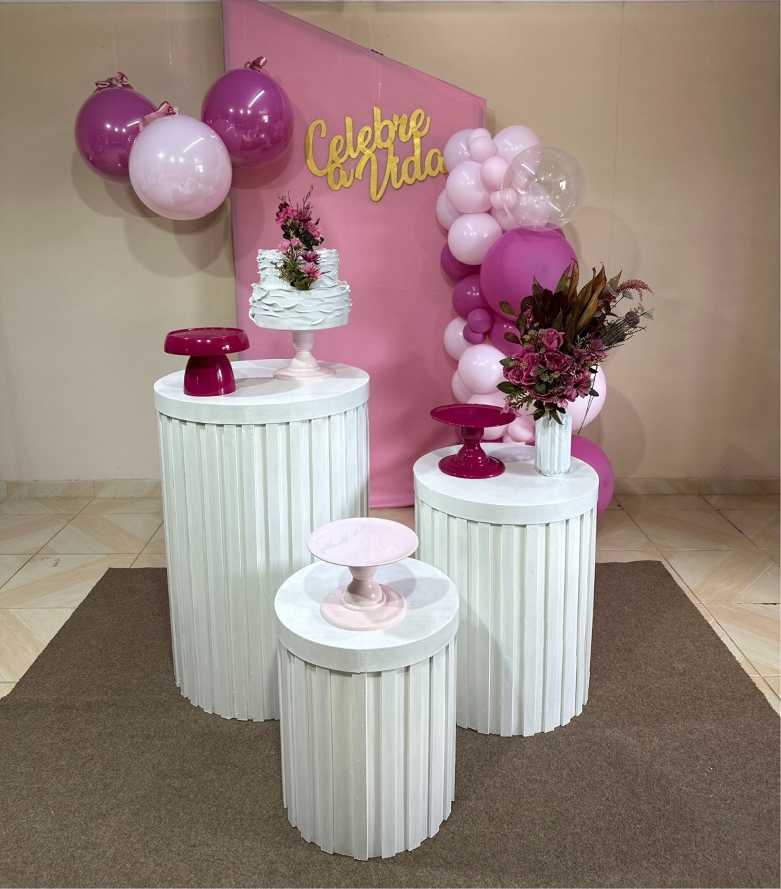 Kit Adulto Rosa & Orquidea 2 - DECOR FESTAS PEGUE MONTE & BALÕES