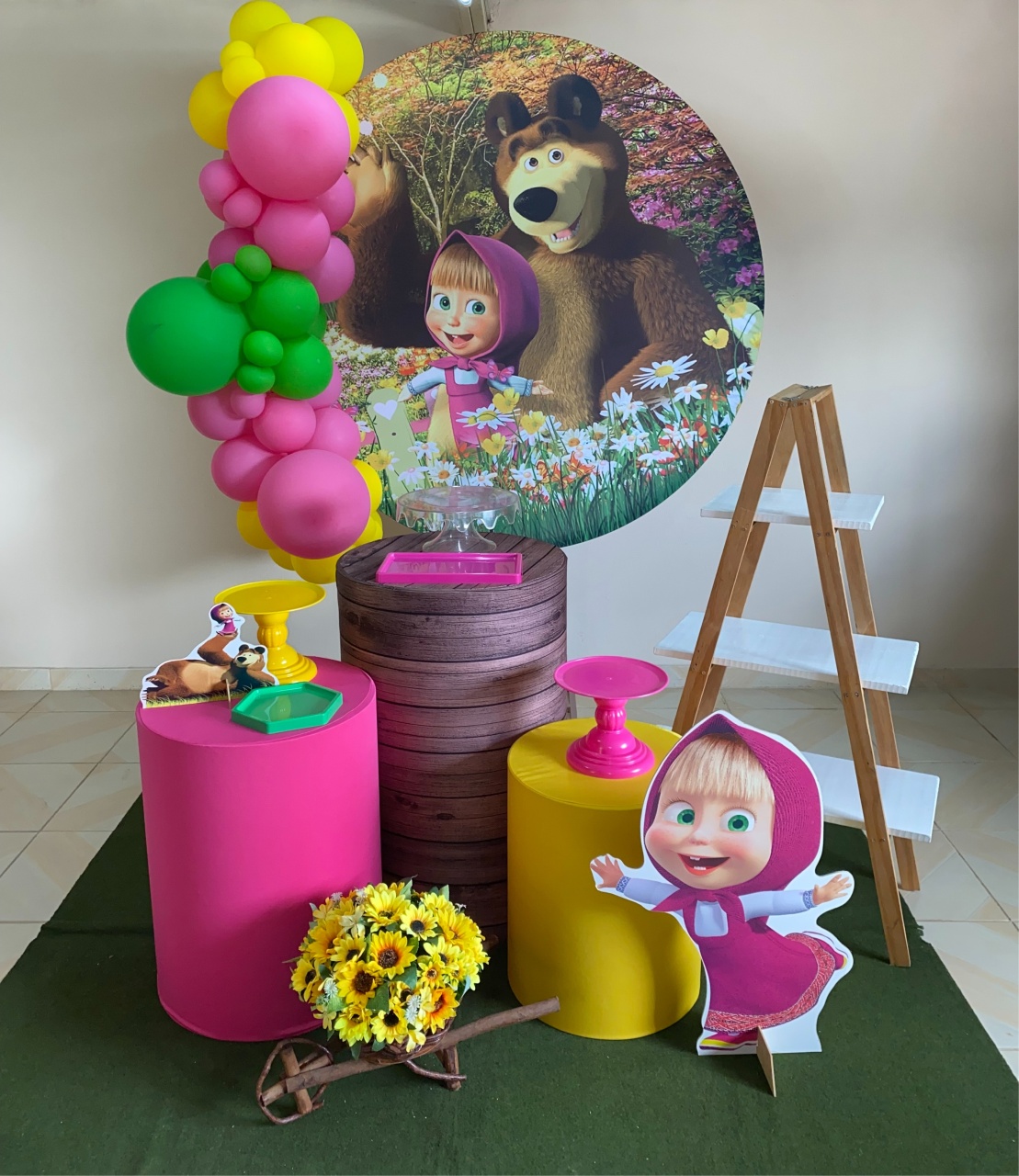 Kit Masha E O Urso 1 - DECOR FESTAS PEGUE MONTE & BALÕES